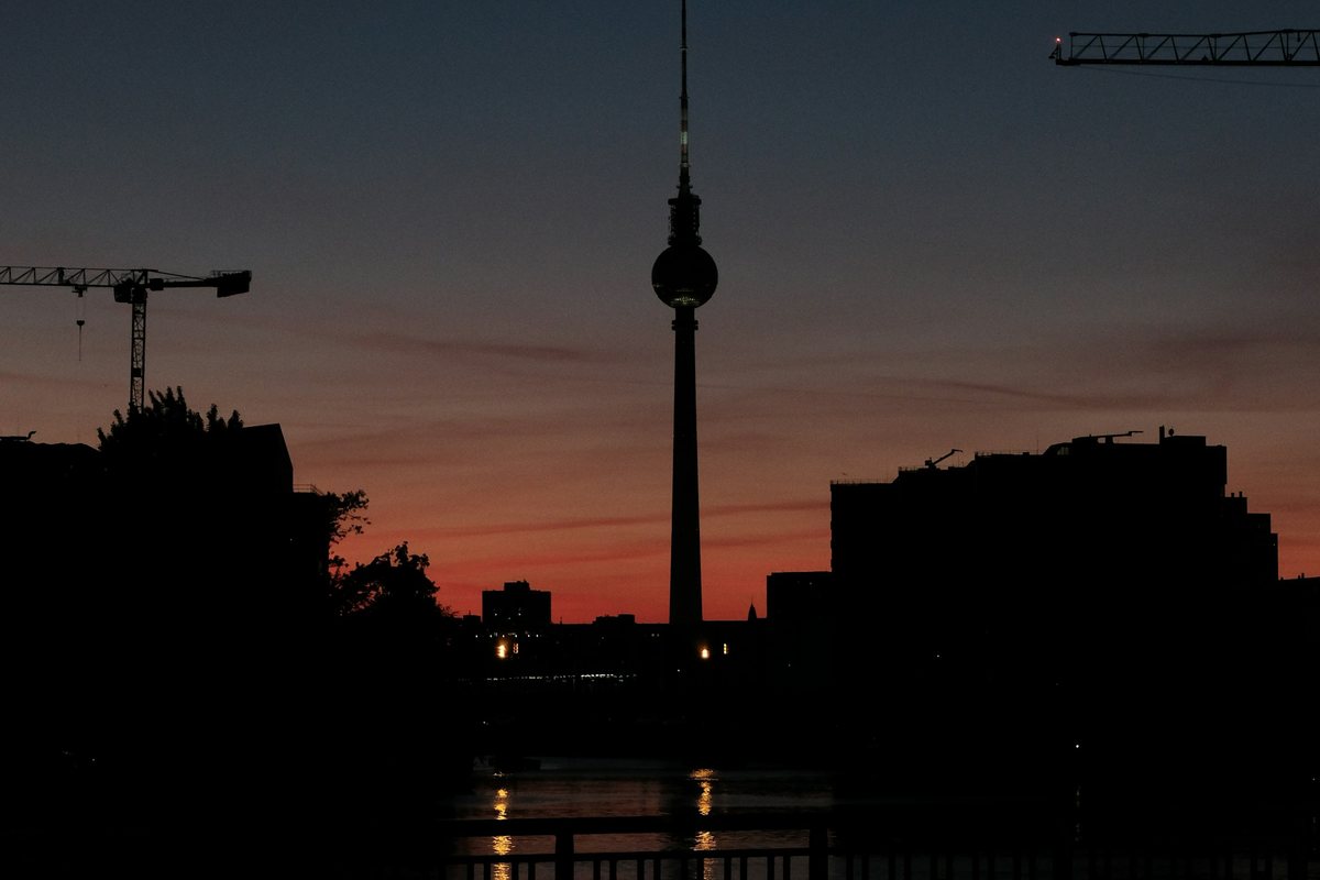 Fernsehturm dan skyline Berlin di Jerman